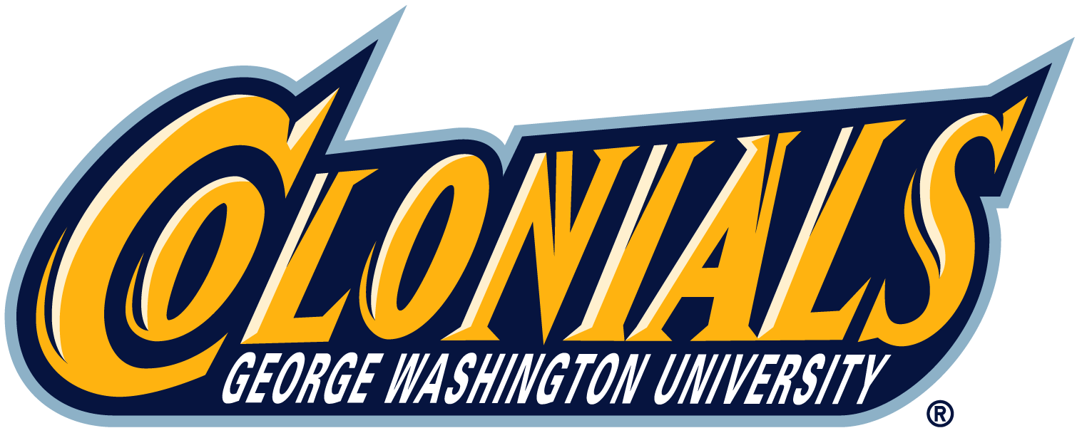 George Washington Colonials 1997-2008 Wordmark Logo v2 iron on transfers for fabric